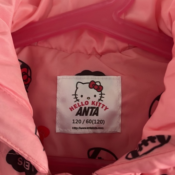 NWOT Hello Kitty down-filled puffer for 5-6T - Picture 2 of 6